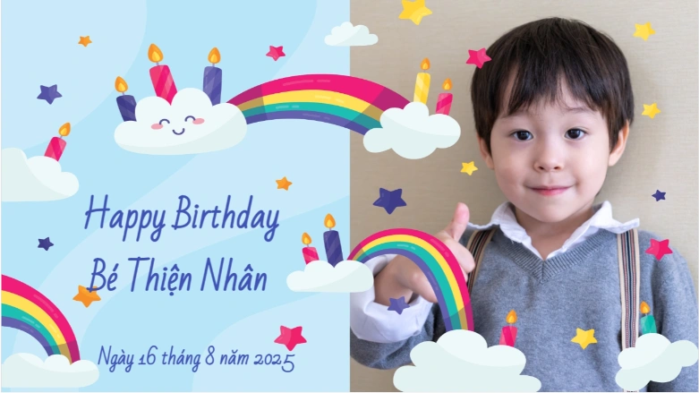 Bảng giá 2 Happy Birthday Sample